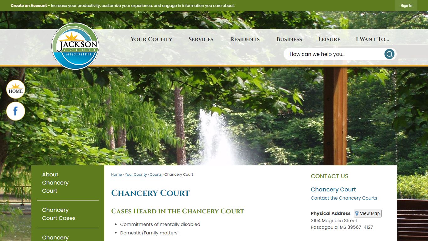 Chancery Court | Jackson County, MS